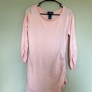 Love always. Pink modest top.